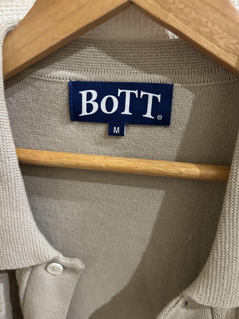 【Bott】button down knit polo Mサイズ