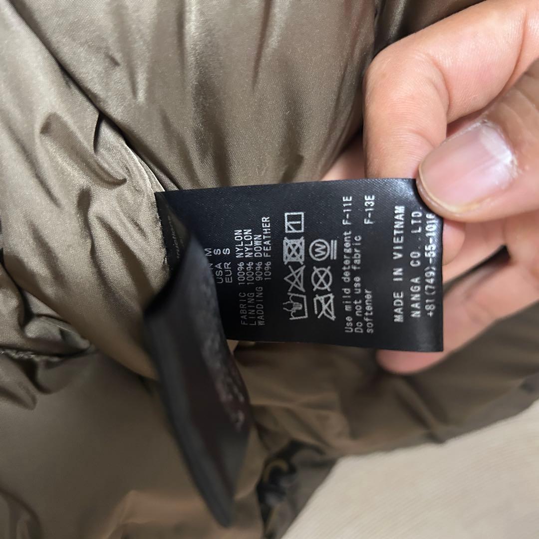 2024年 NANGA オーロラテックス ダウンジャケット フード付 M 2024年 NANGA オーロラテックス ダウンジャケット フード付 M