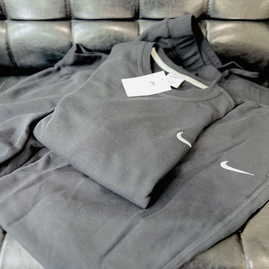 【新品】NIKE スウェットセットアップ 黒