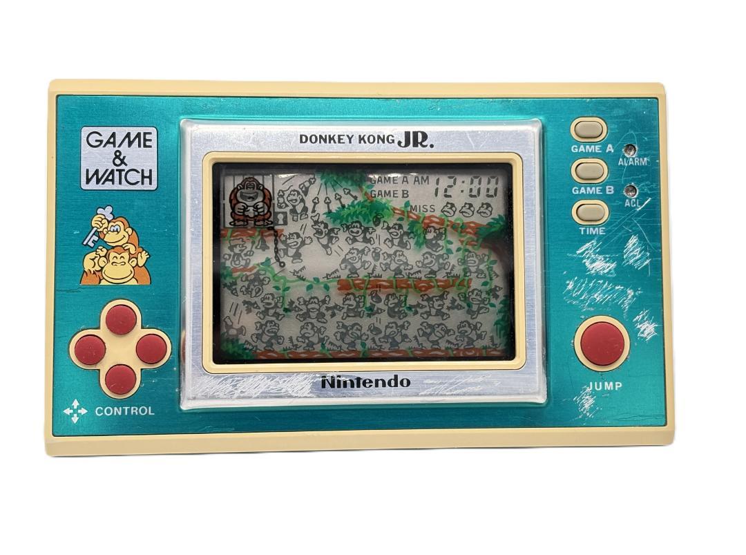 NINTENDO GAME & WATCH ドンキーコングJr 1982 動作中