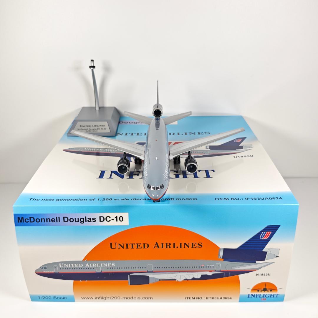 Inflight 1:200 ユナイテッド航空 DC-10 N1853U Inflight 1:200 ユナイテッド航空 DC-10 N1853U