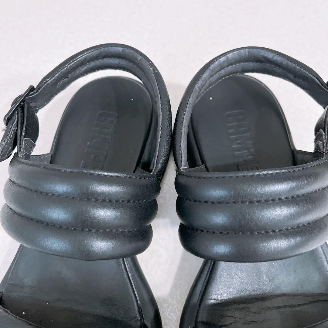 美品☆CAMPER SPIRO ダブルストラップサンダル 厚底 本革 軽量 美品☆CAMPER SPIRO ダブルストラップサンダル 厚底 本革 軽量