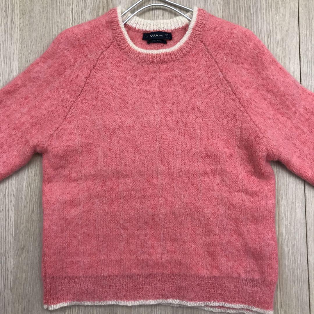 100%品質 ZARA☆アンゴラモヘア☆Aライン☆ニット - トップス - www ...