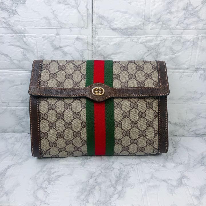超希少 美品】GUCCI クラッチバッグ シェリーライン GG スプリーム