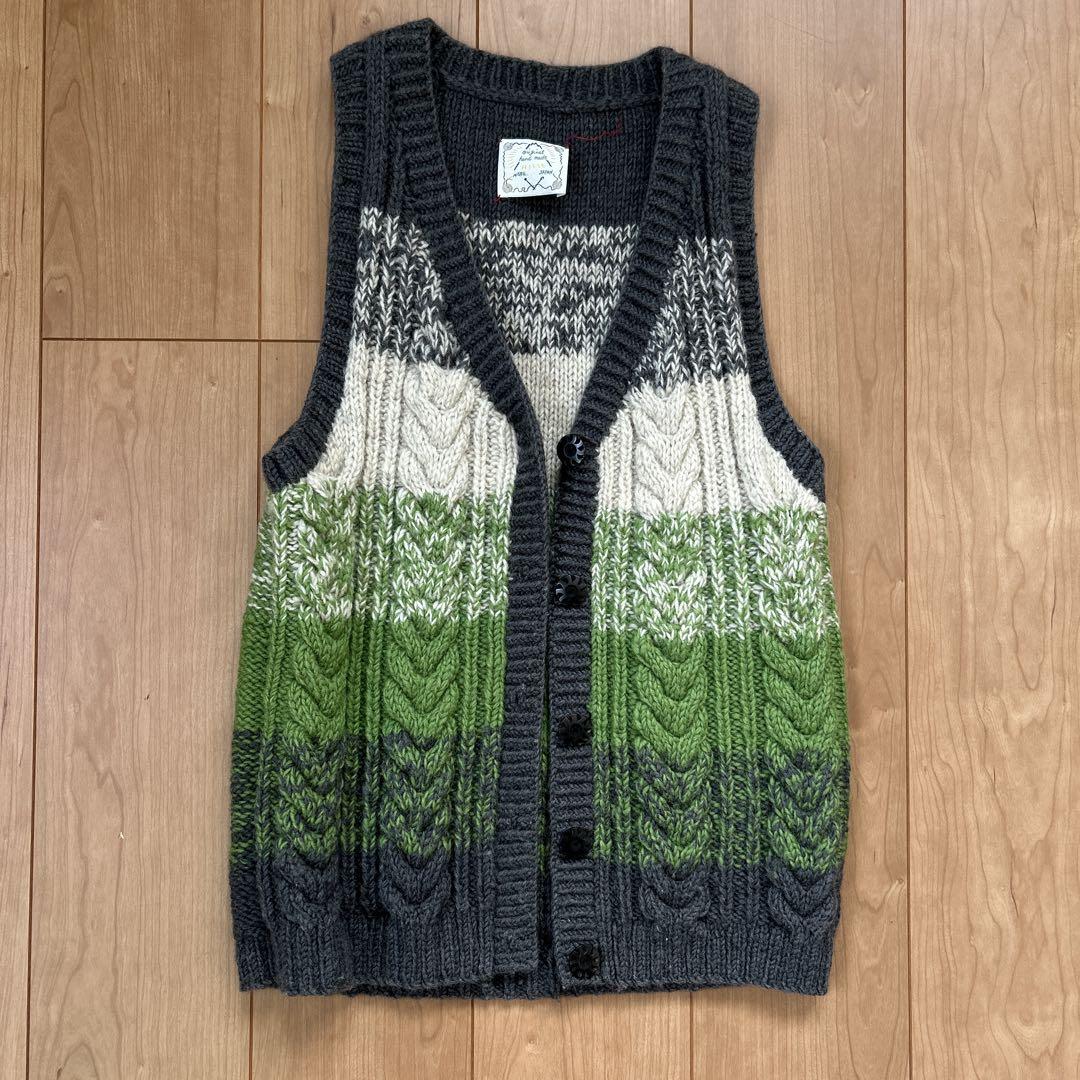 ハンドメイド ベスト ネパール産