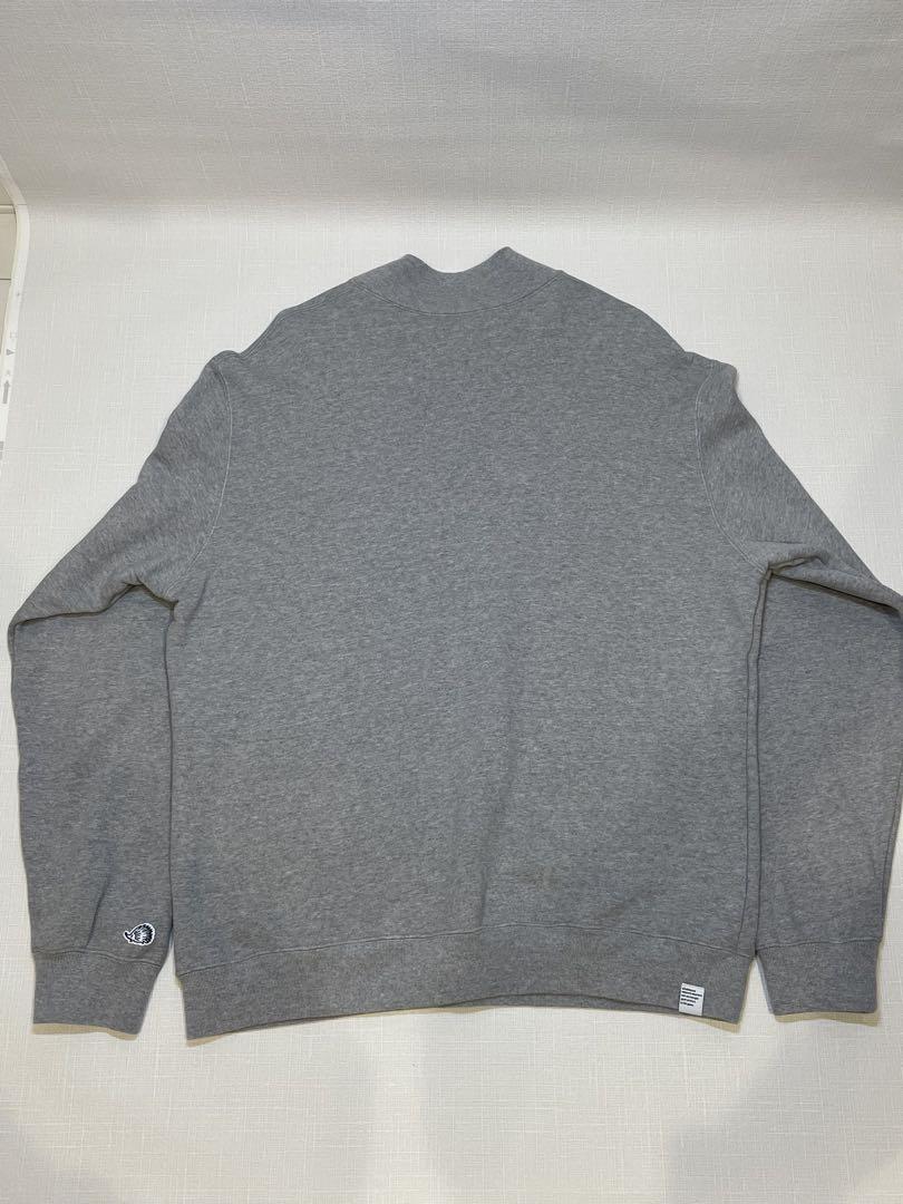 無料クーポン配布 アプリ Clubhaus グレー ハイネックHighneck SweatShirt XL メンズウェア