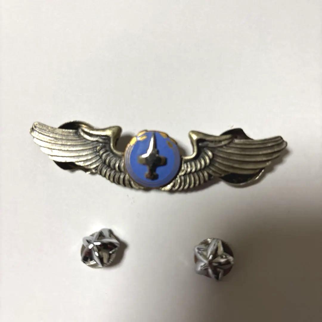 航空自衛隊　徽章　帽章　ボタン　階級章　セット