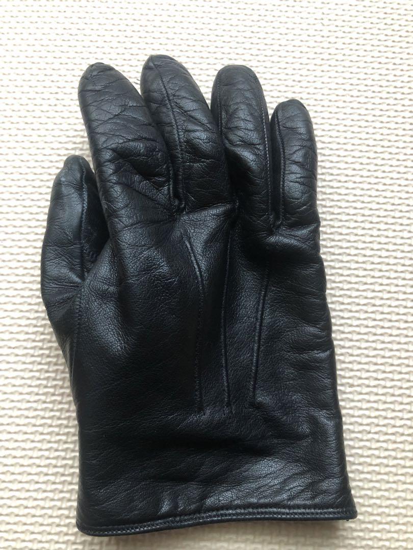 Melora メローラ ナッパレザー カシミア ブラック　グローブ 手袋 7.5