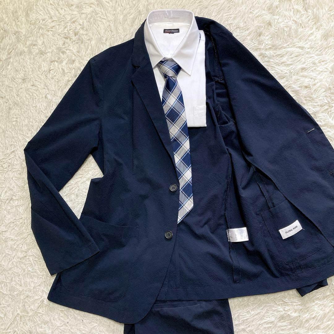 ⭐グローバルワーク⭐セットアップ L アンコン ストレッチ ジャケット