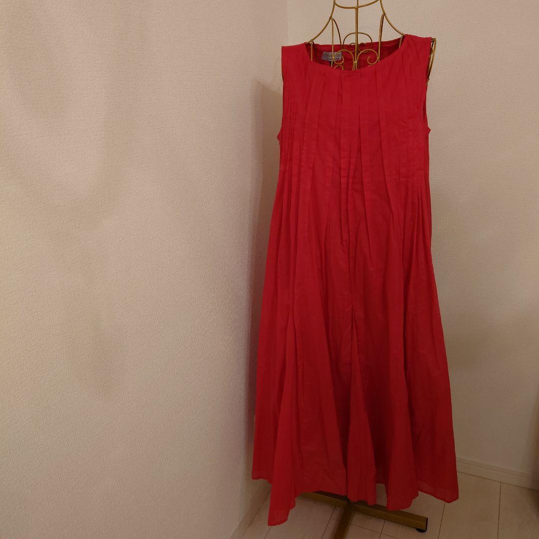 【新品】ノースリーブ　ロング　ワンピース