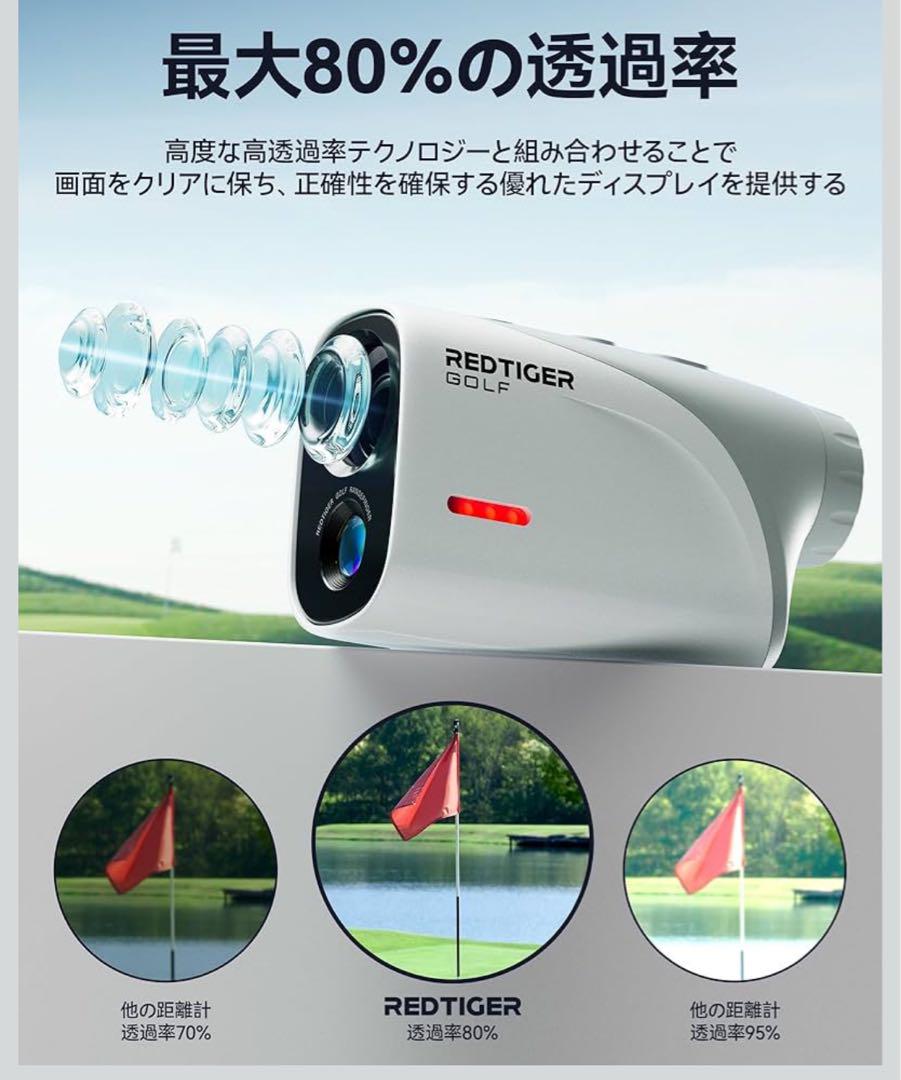 未開封REDTIGER Mini ゴルフ レーザー距離計 超軽量 133g
