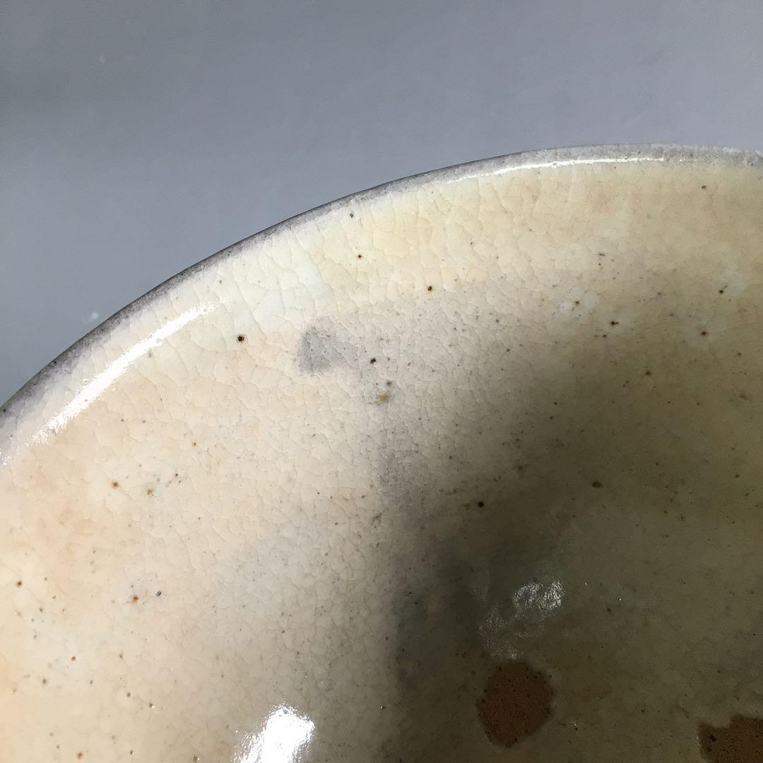 R674 茶碗 『萩焼』『清水茂生造』『古萩茶碗』 抹茶碗 共箱
