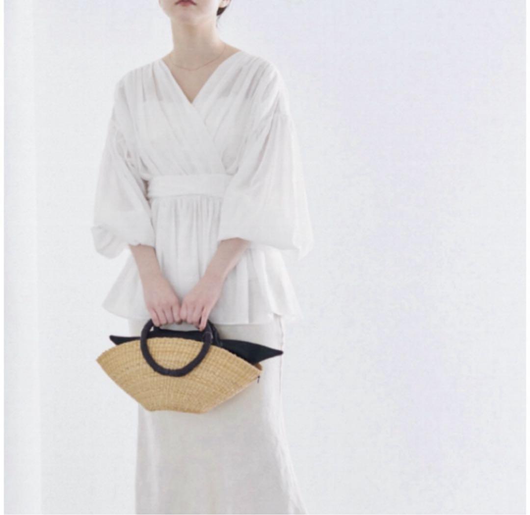 IENA シフォンドビーカシュクールブラウス