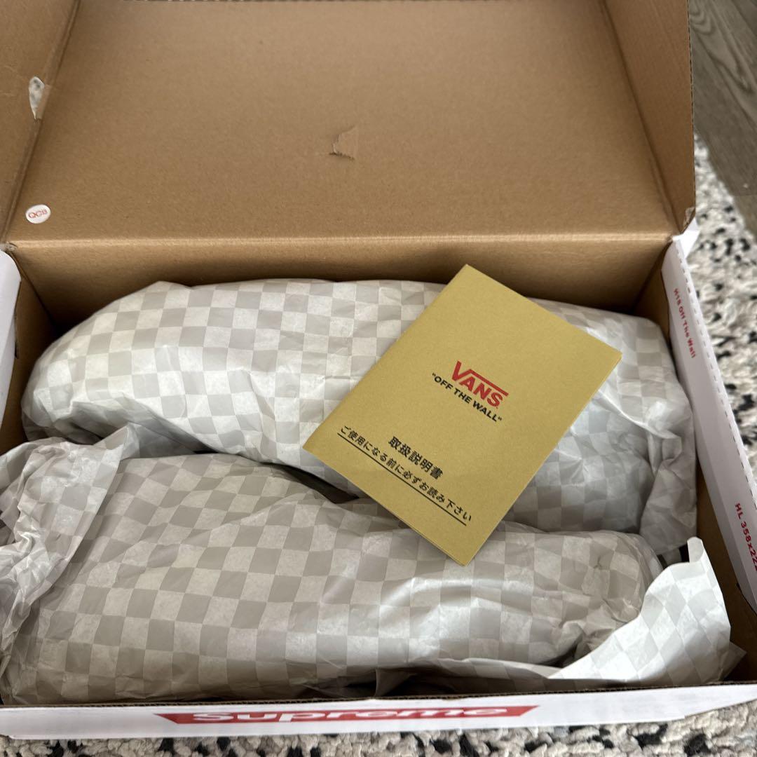 Nate Lowman × Supreme × Vans ナチュラル29cm