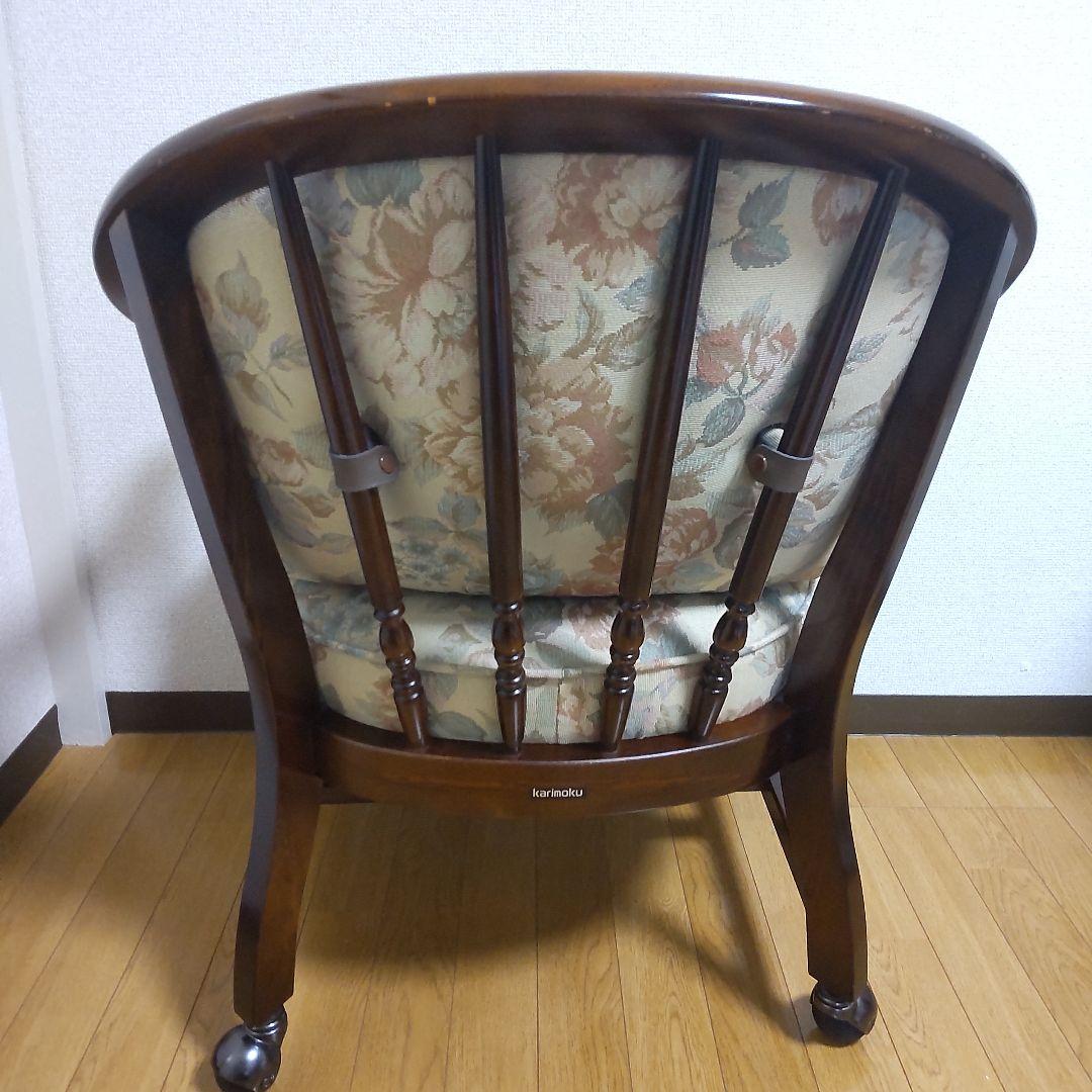 カリモク ダイニングチェア コロニアル WC037モデル 送料込み