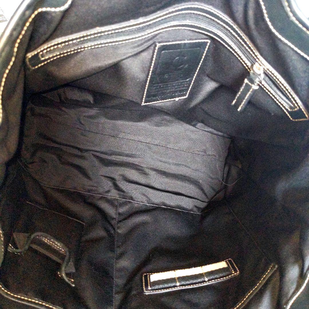 cr9 大容量！COACH 2way 牛革 ビジネスバッグ 黒