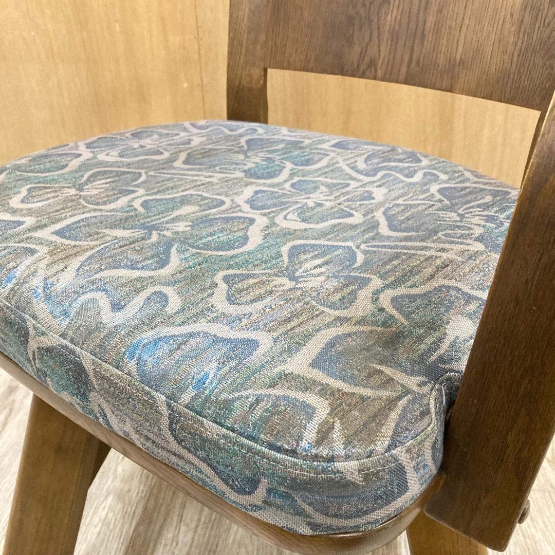 【カリモク】回転式　アームチェア　椅子　ダイニングチェア B