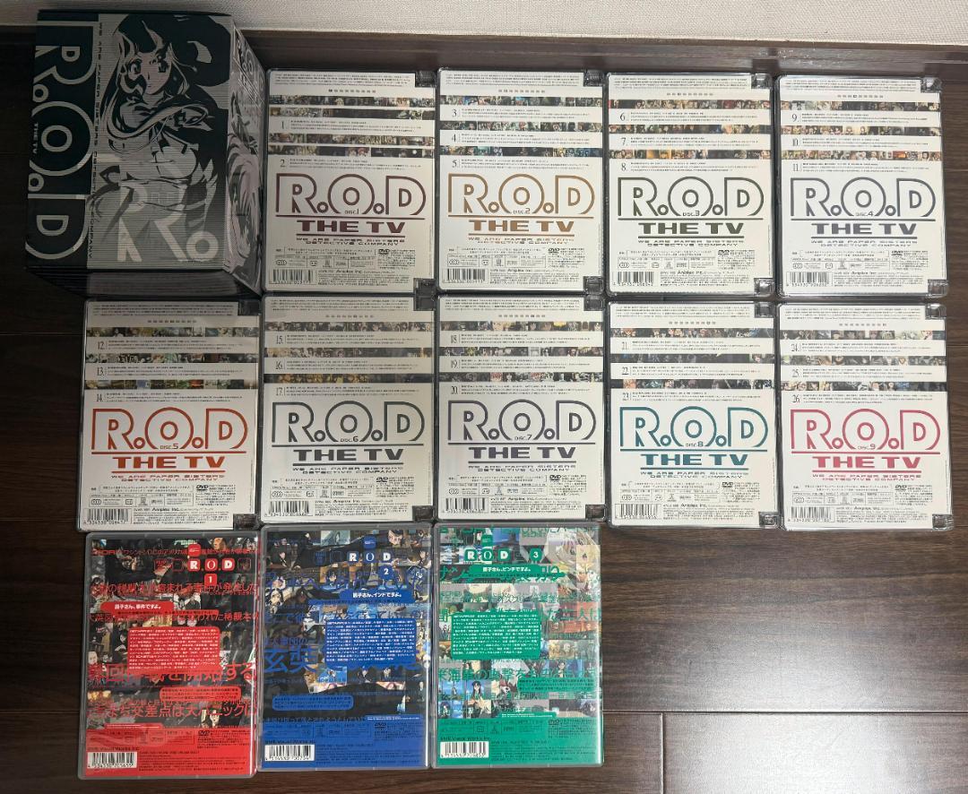 R.O.D THE TV(9巻)＆ READ OR DIE(3巻) セル版DVD