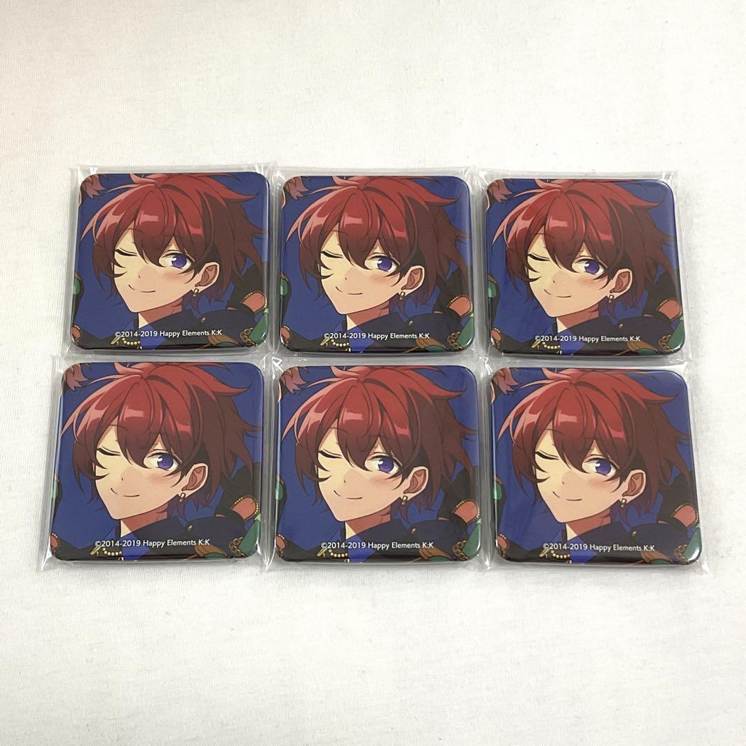 あんスタ　司　アルバムスクエア缶バッジ　6点