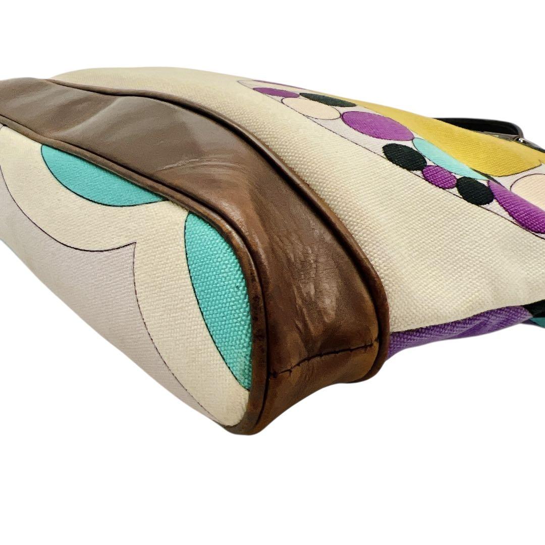 EMILIO PUCCI プッチ キャンバス レディース ハンドバッグ 8971