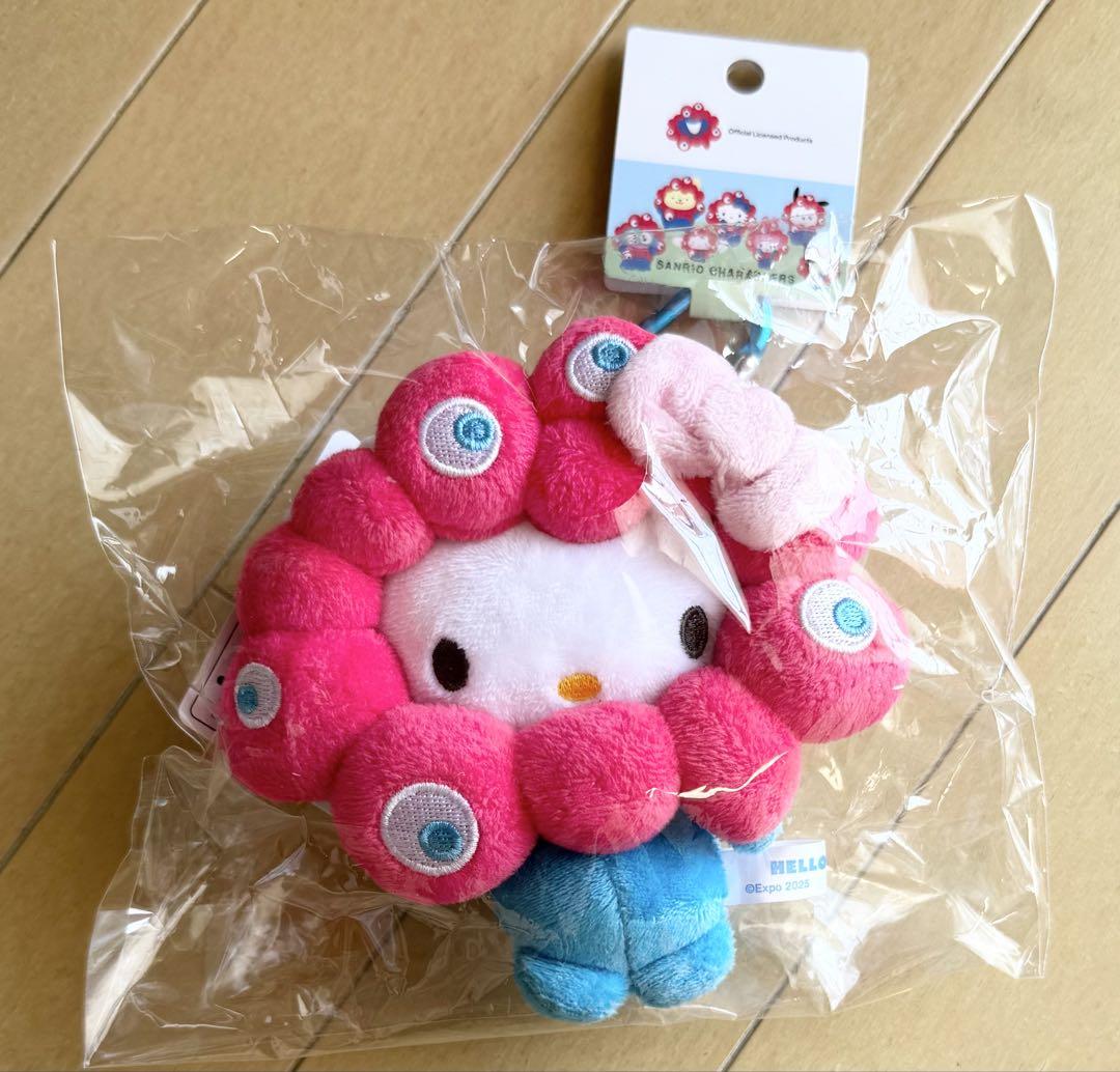 万博会場限定　ピンク　キティ　カラビナ