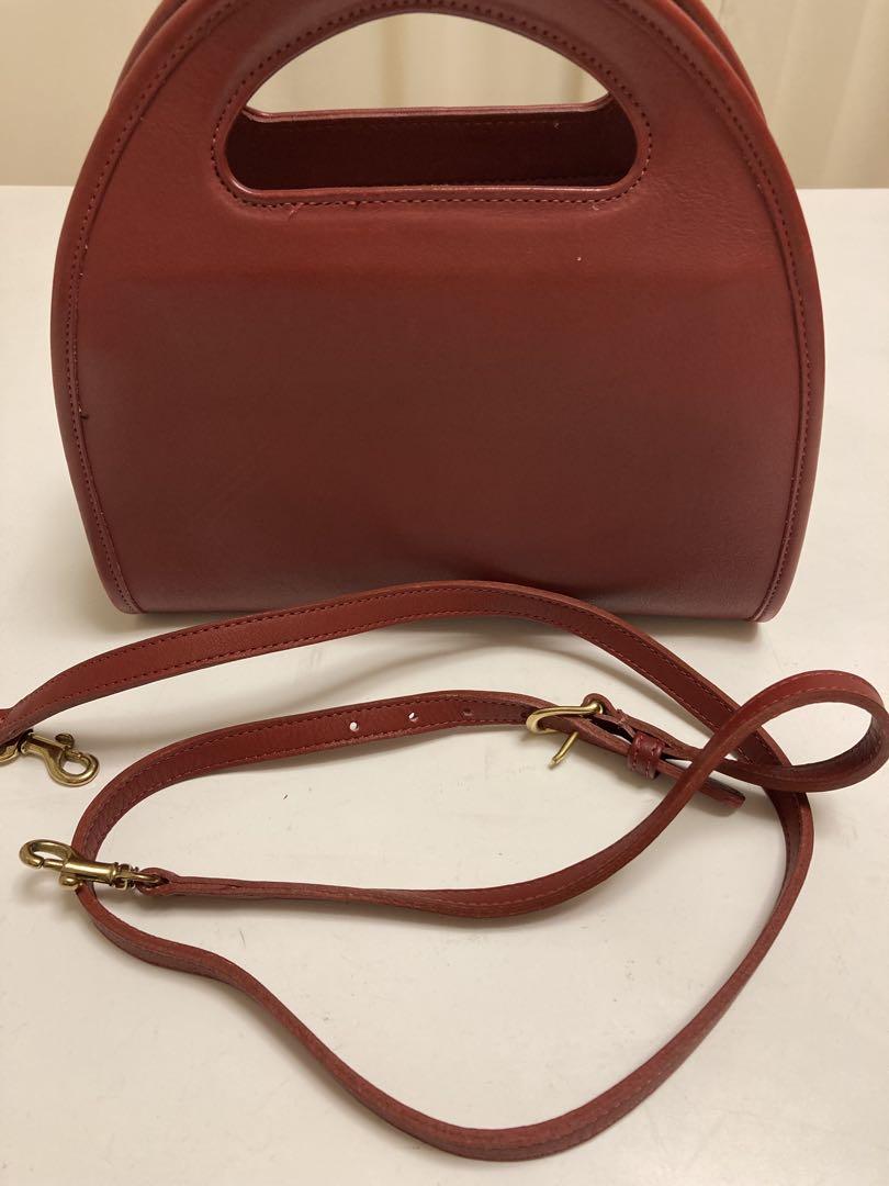 希少 COACH オールドコーチ ショルダーバッグ レッド レザー