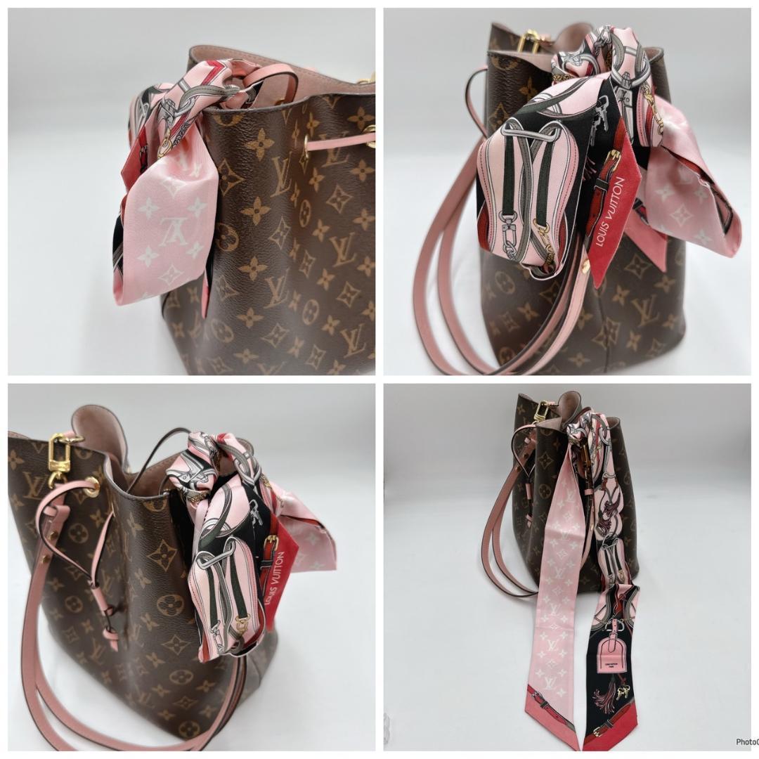 LOUIS VUITTON ヴィトン バンドー スカーフ モノグラム 0207