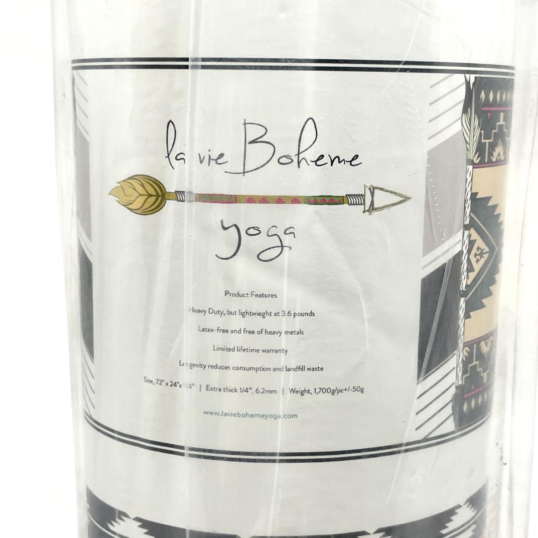 新品　La Vie Boheme ヨガマット　72 × 24 × 1/4