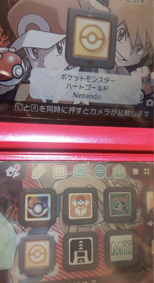 未使用ポケウォーカー付き・ポケモンハートゴールド