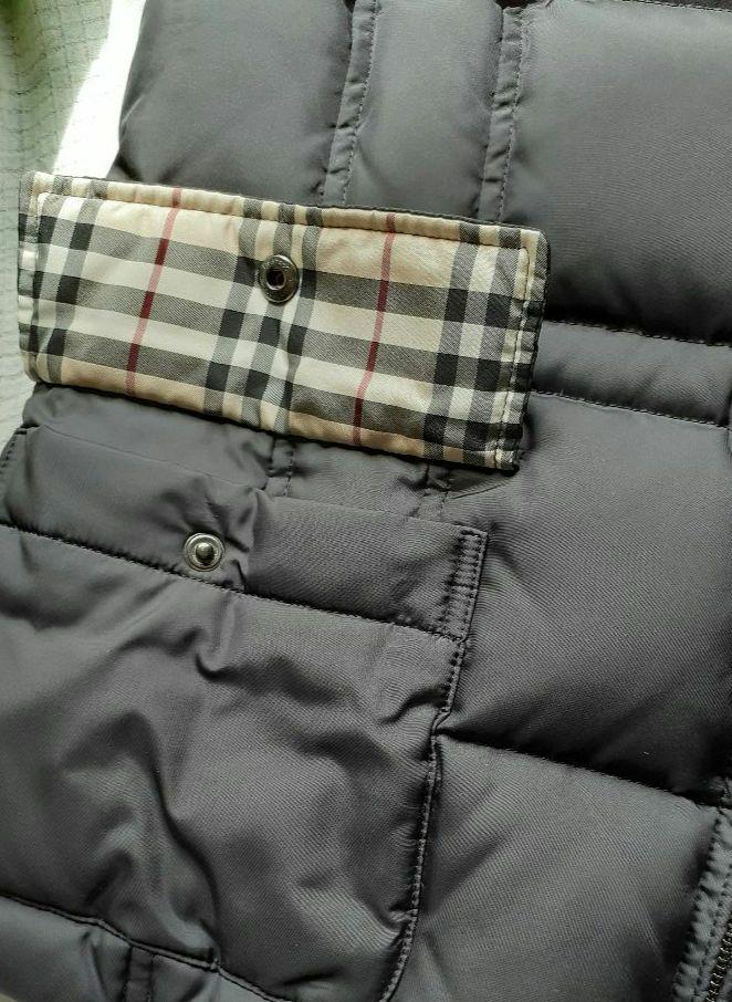 Burberry ダウンベスト サイズ36 フード付き