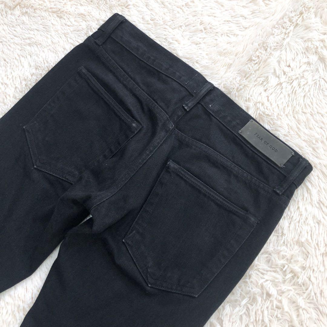 フィアオブゴッド FOURTH COLLECTION クラッシュ加工裾ジップ