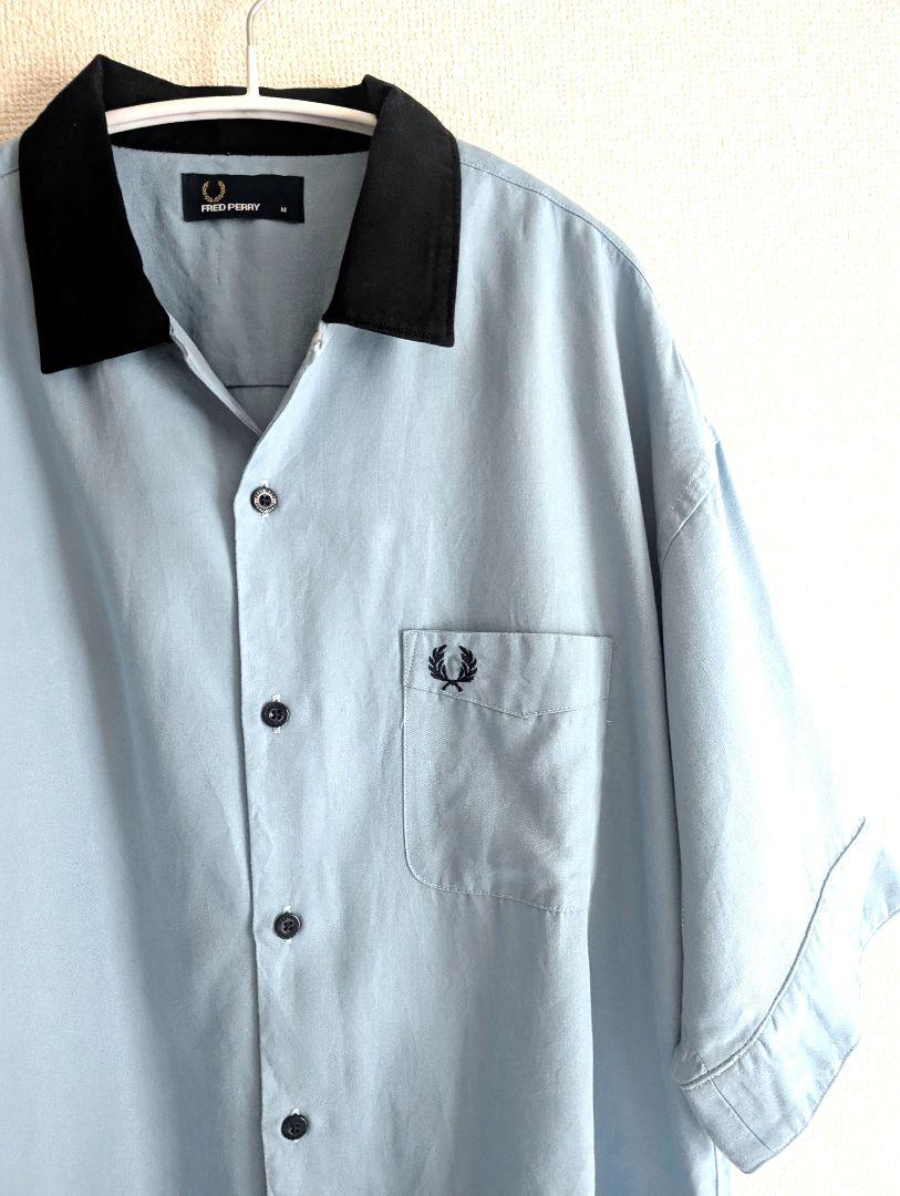 FRED PERRY｜フレッドペリー ボーリングシャツ 開襟 半袖 刺繍