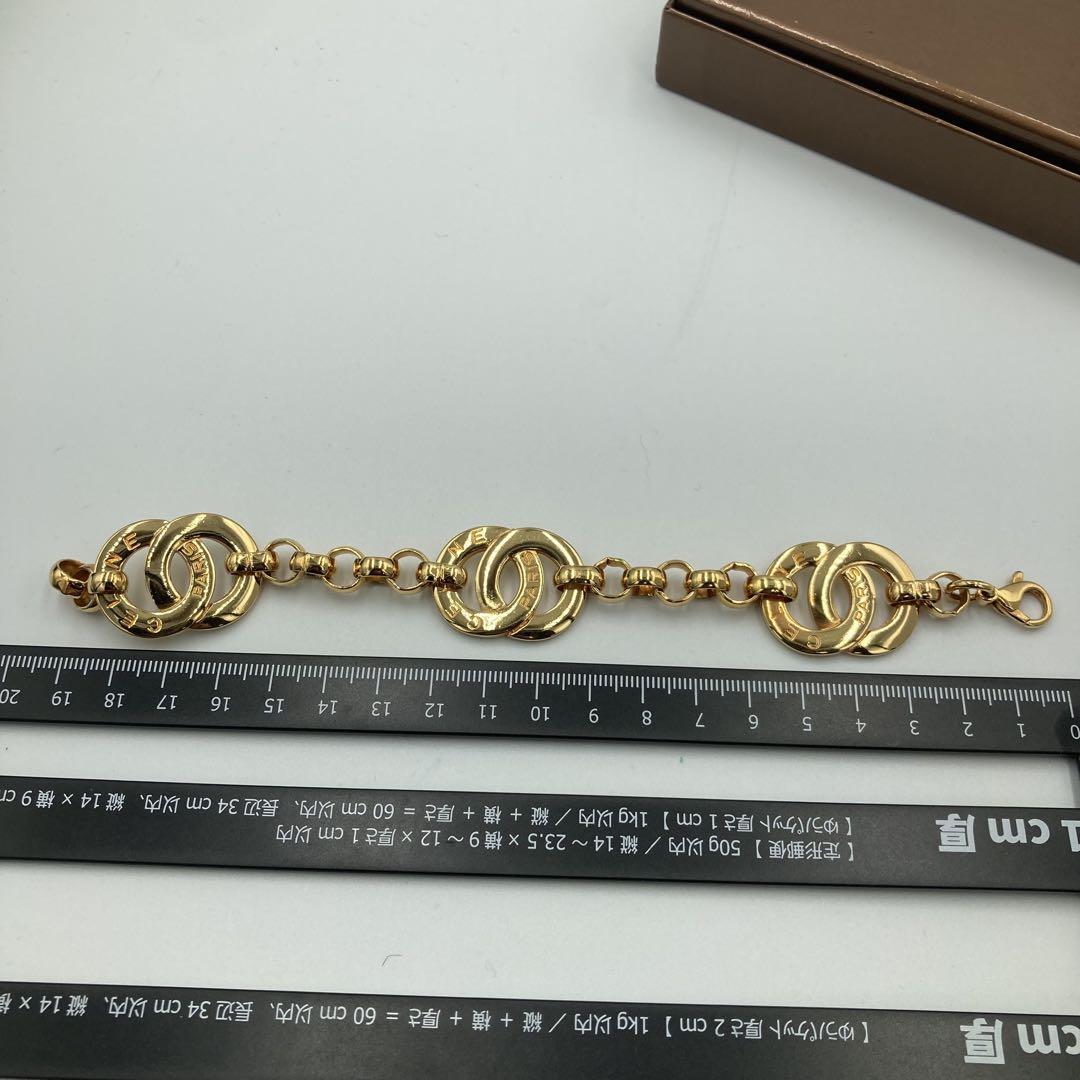 ！極美品！　ビンテージ　セリーヌ　ゴールド　ブレスレット