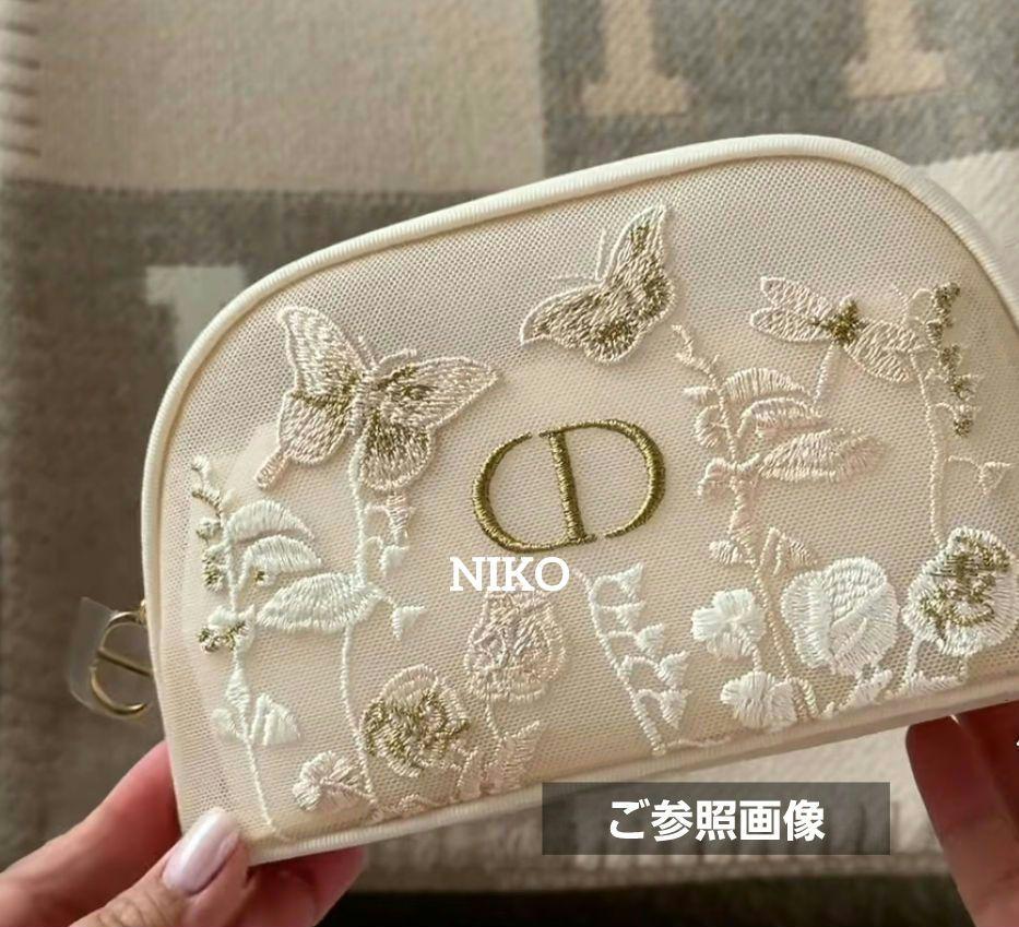 DIOR ディオールオリジナルポーチ マザーズデイ 刺繍ポーチ 母の