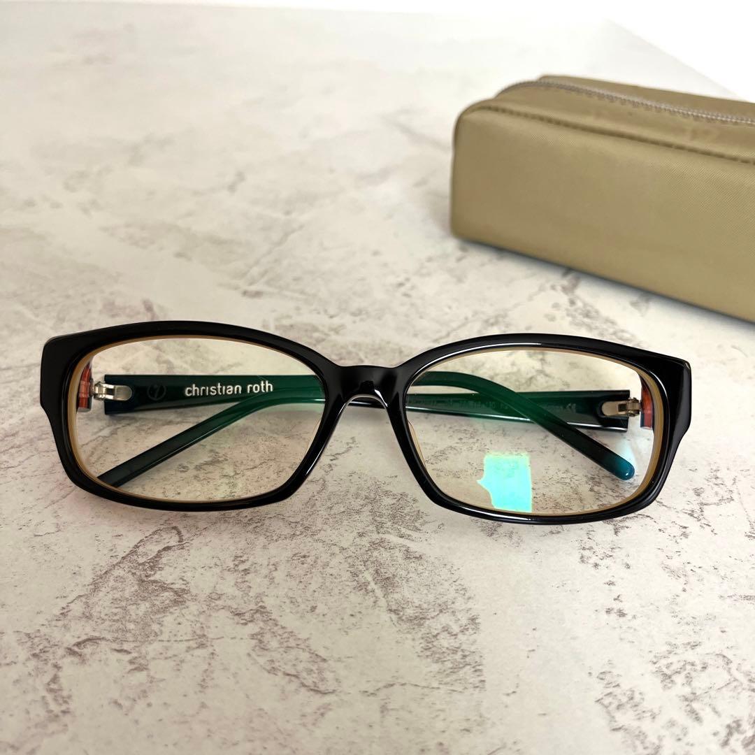 christian roth クリスチャンロス サングラス ブラック/アイボリー christian roth クリスチャンロス サングラス ブラック/アイボリー