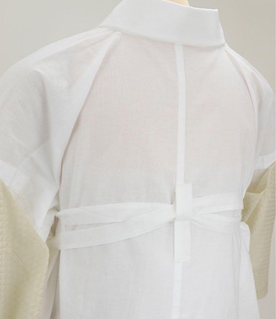 【替袖付き】衿秀 き楽っく長襦袢 袷用　Lサイズ/替袖【小桜】/広衿用衿芯