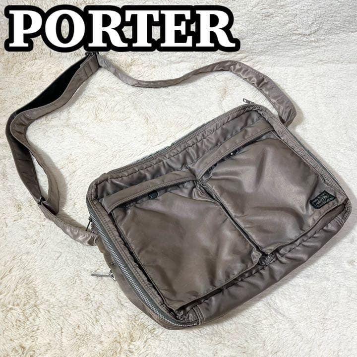 希少カラー】PORTER ポーター タンカー ショルダーバッグ A4可
