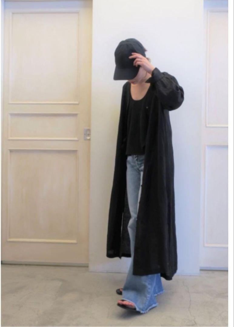 nägonstans ブラック ロングカーディガン
