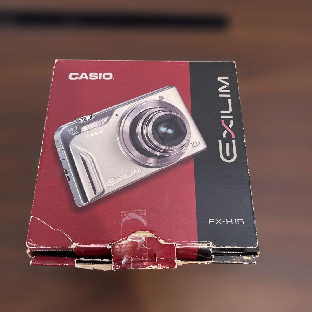 3719 CASIO カシオ EXILIM EX-H15 ブラウン デジカメ