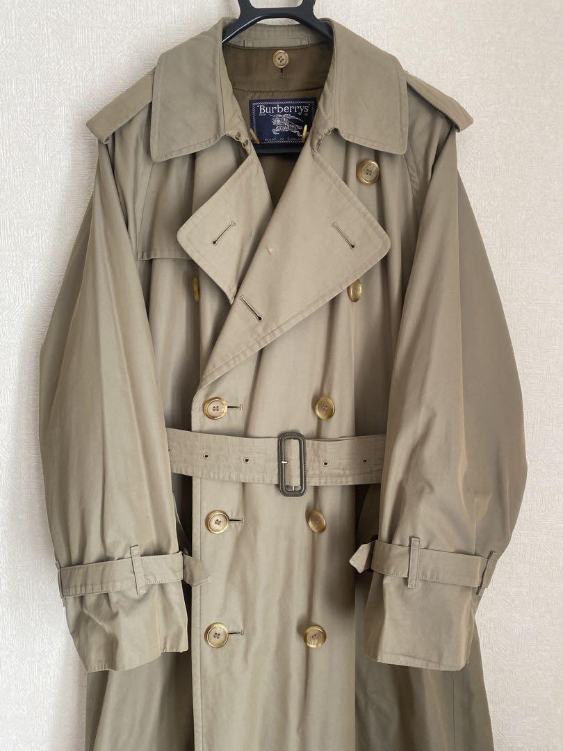 Burberry trench21 一枚袖 トレンチ21 英国製 コットン100