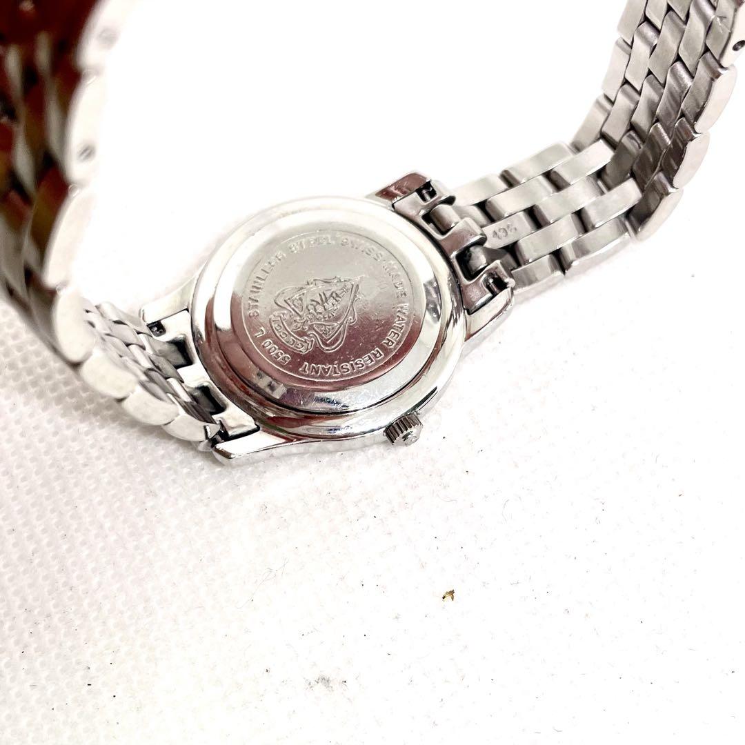 ユ*ウ様 稼働品 GUCCI 5500L レディース デイト 稼働 GUCCI 5500L レディース 外装超音波洗浄済 新品電池交換済