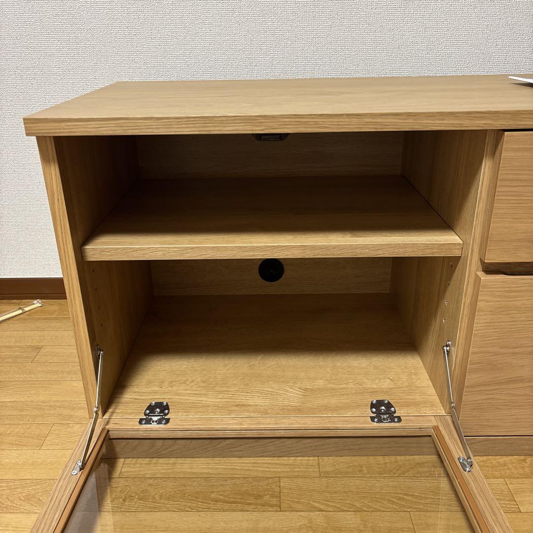 無印良品 木製AVラック 幅110cm オーク材突板 - メルカリ