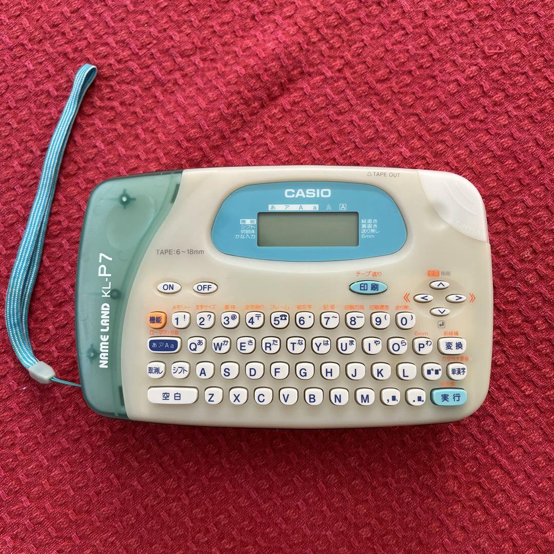 カシオ ネームランド KL-P7 プリンターリボン付き