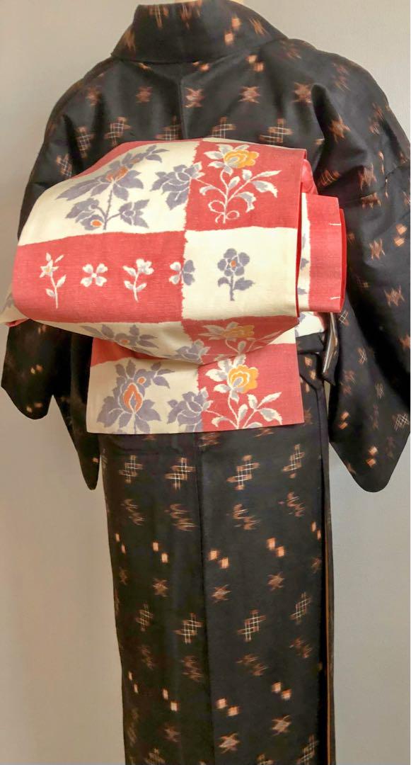 『逸品』高級・紬の袋帯　美品
