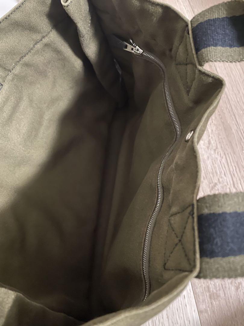 HERMES トートバッグ オリーブ・ブラック