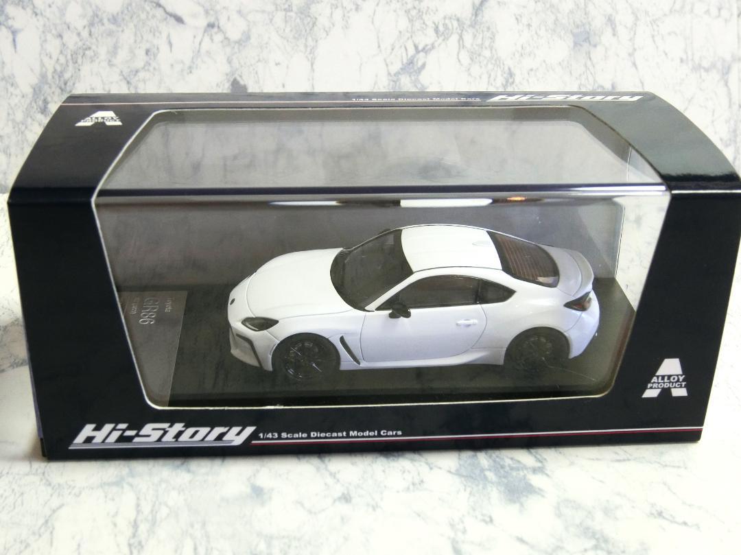 ハイストーリー 1/43 トヨタ GR86 RZ クリスタルホワイトパール