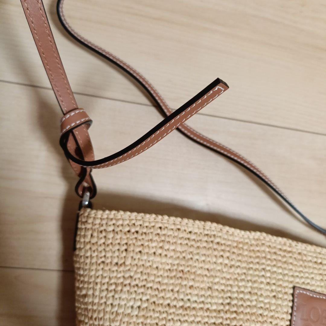 LOEWE ストローかごバッグ ベージュ LOEWE ストロー かごバッグ ベージュ - メルカリ