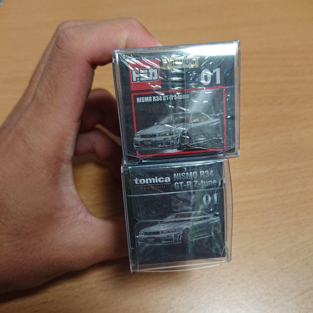 トミカプレミアム NISMO R34 Z-tune 新旧パッケージ 廃盤 未開封