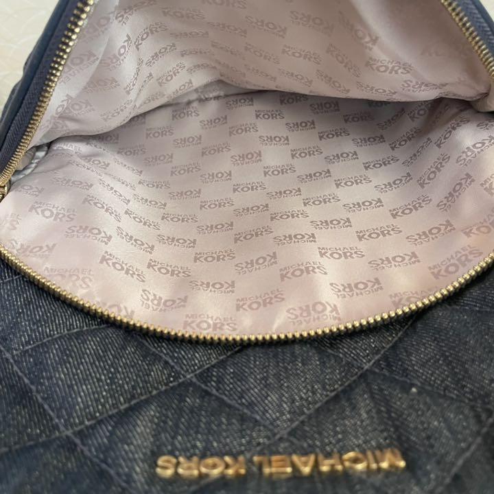 大人気人気SALE 美品 デニム キルティング A4 I3T0k-m40266743433 マイケルコース リュック 限定OFF