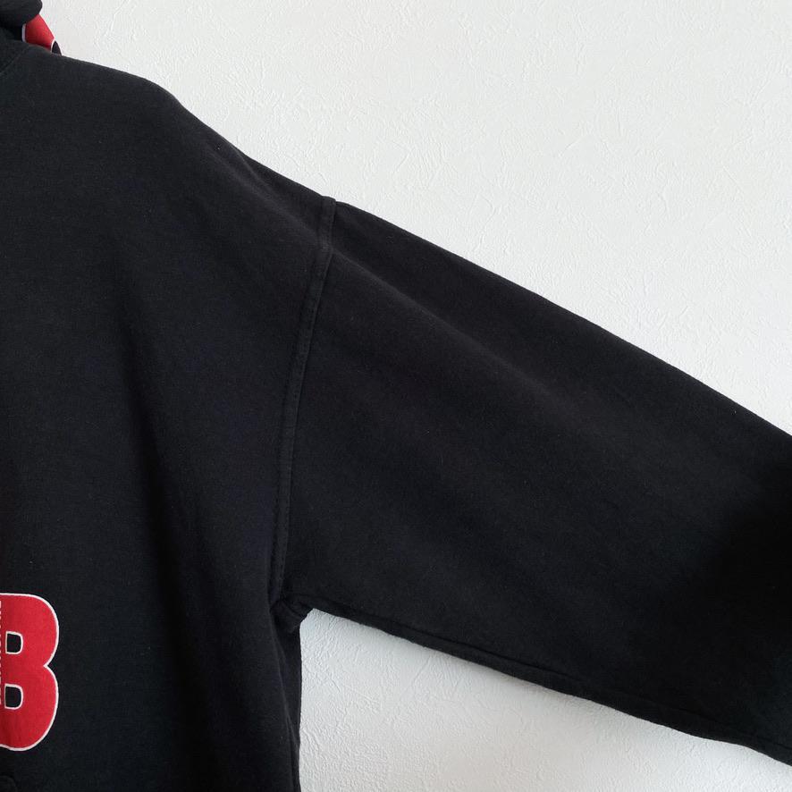 海外古着 YMCMB ヒップホップ パーカー スウェット ブラック L